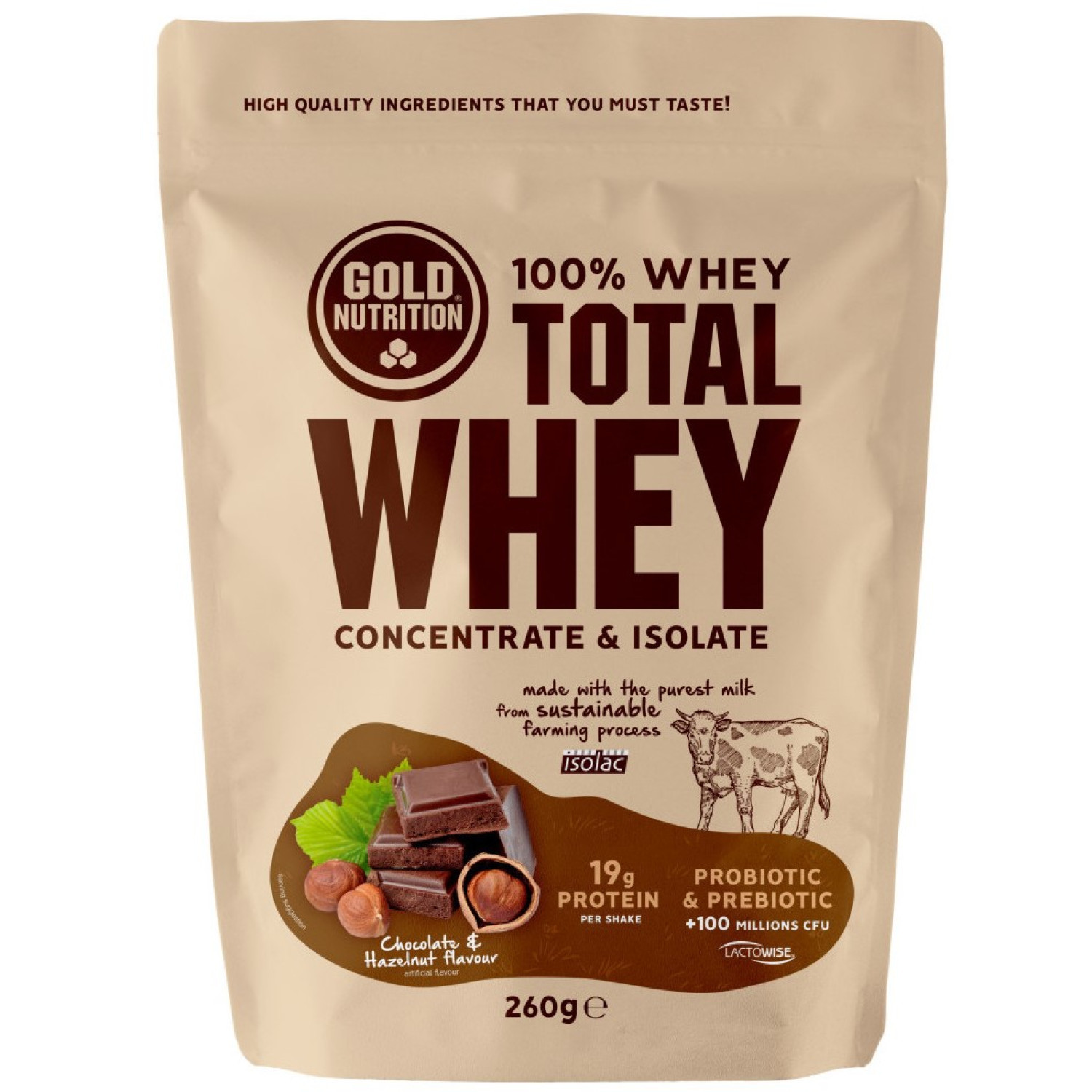 TOTAL WHEY CHOCOLATE-HAZELNUT