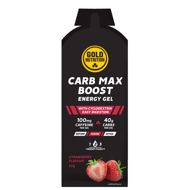 CARB MAX BOOST ENERGY GEL STRAWBERRY