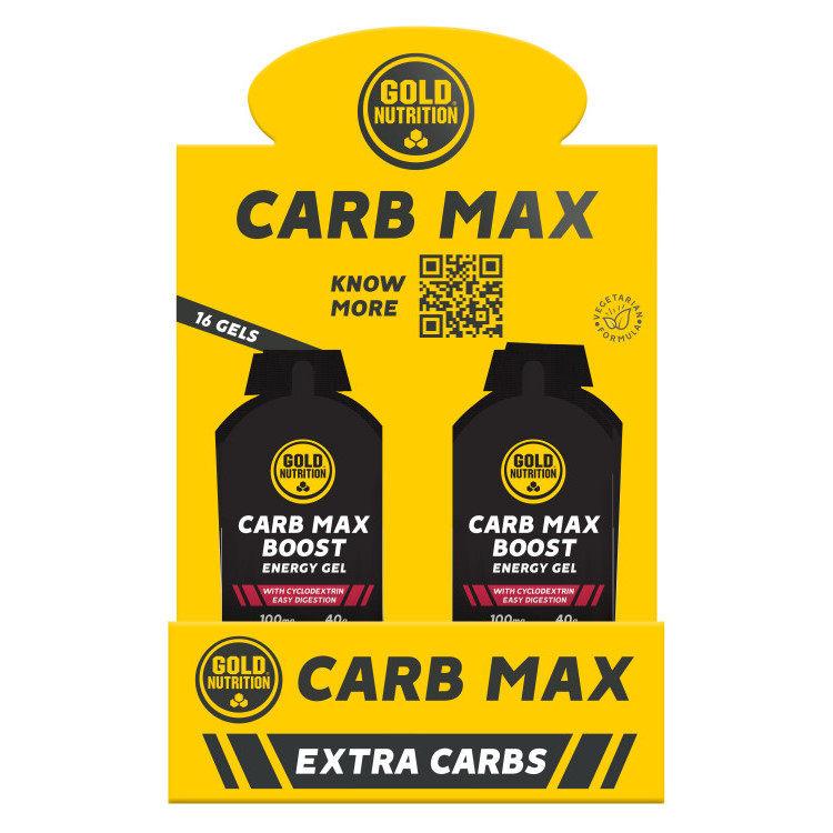 CARB MAX BOOST ENERGY GEL STRAWBERRY BOX