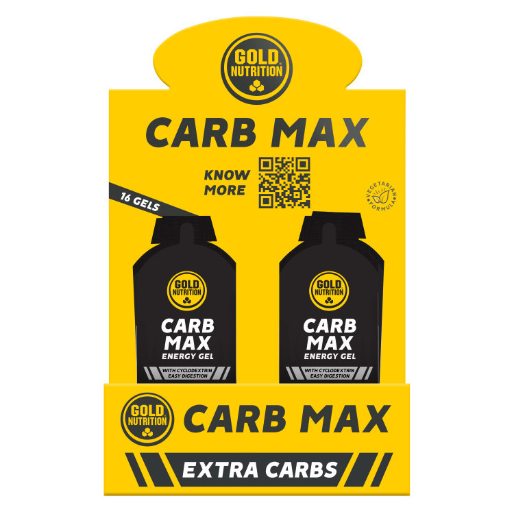 CARB MAX ENERGY GEL UNFLAVOURED BOX