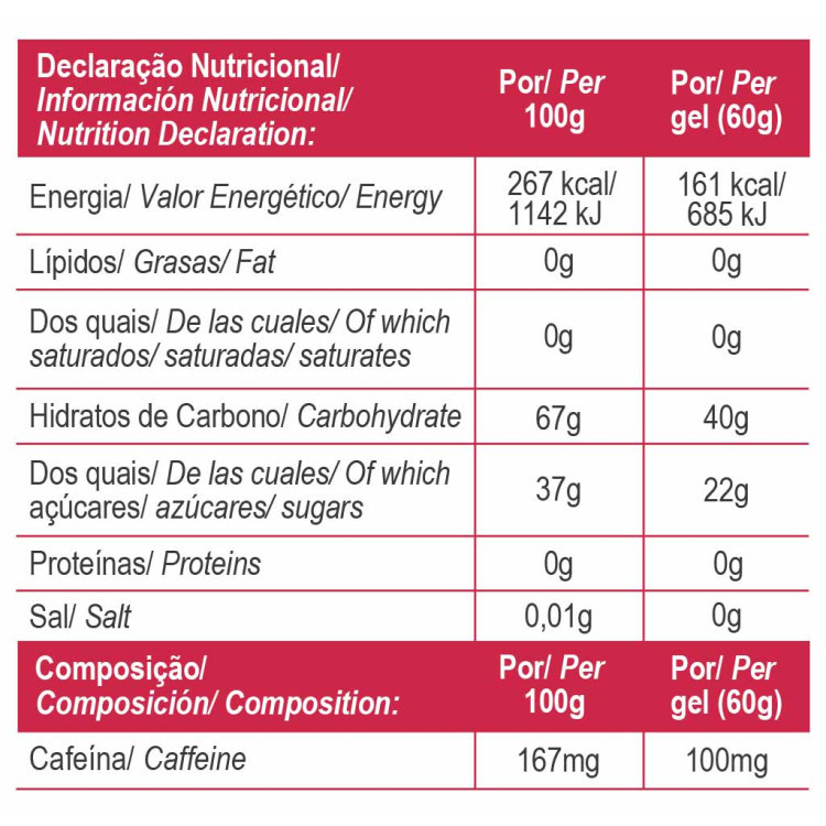 CARB MAX BOOST ENERGY GEL STRAWBERRY