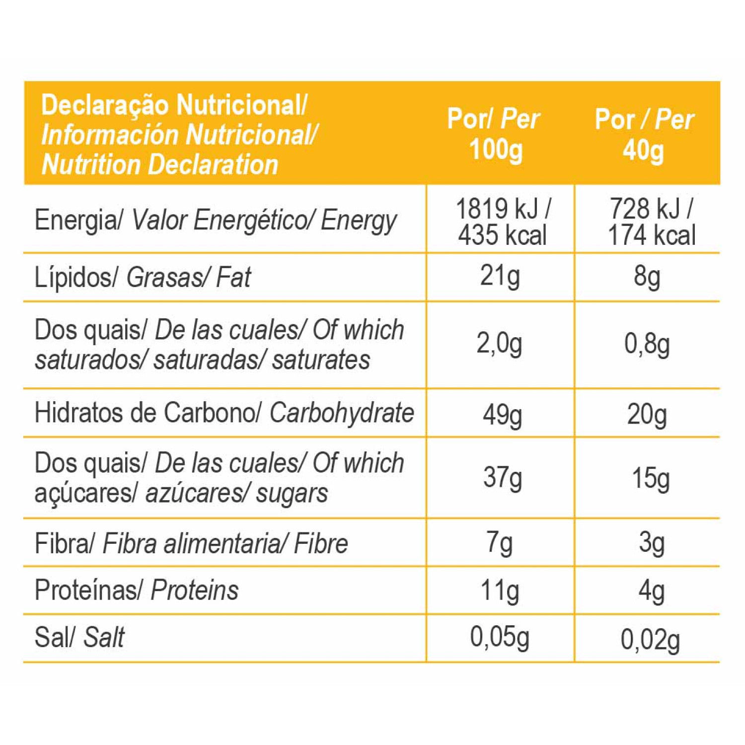 ENDURANCE FRUIT BAR BANANA BOX