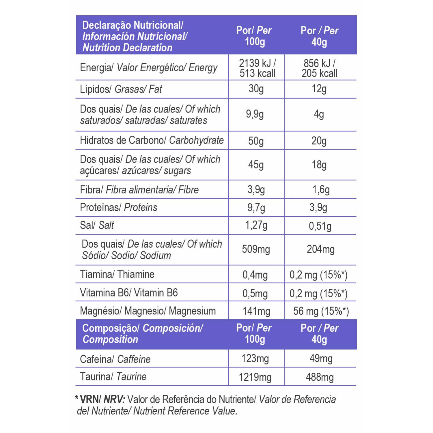 TOTAL ENERGY SALT BAR CHOCO & HAZELNUT