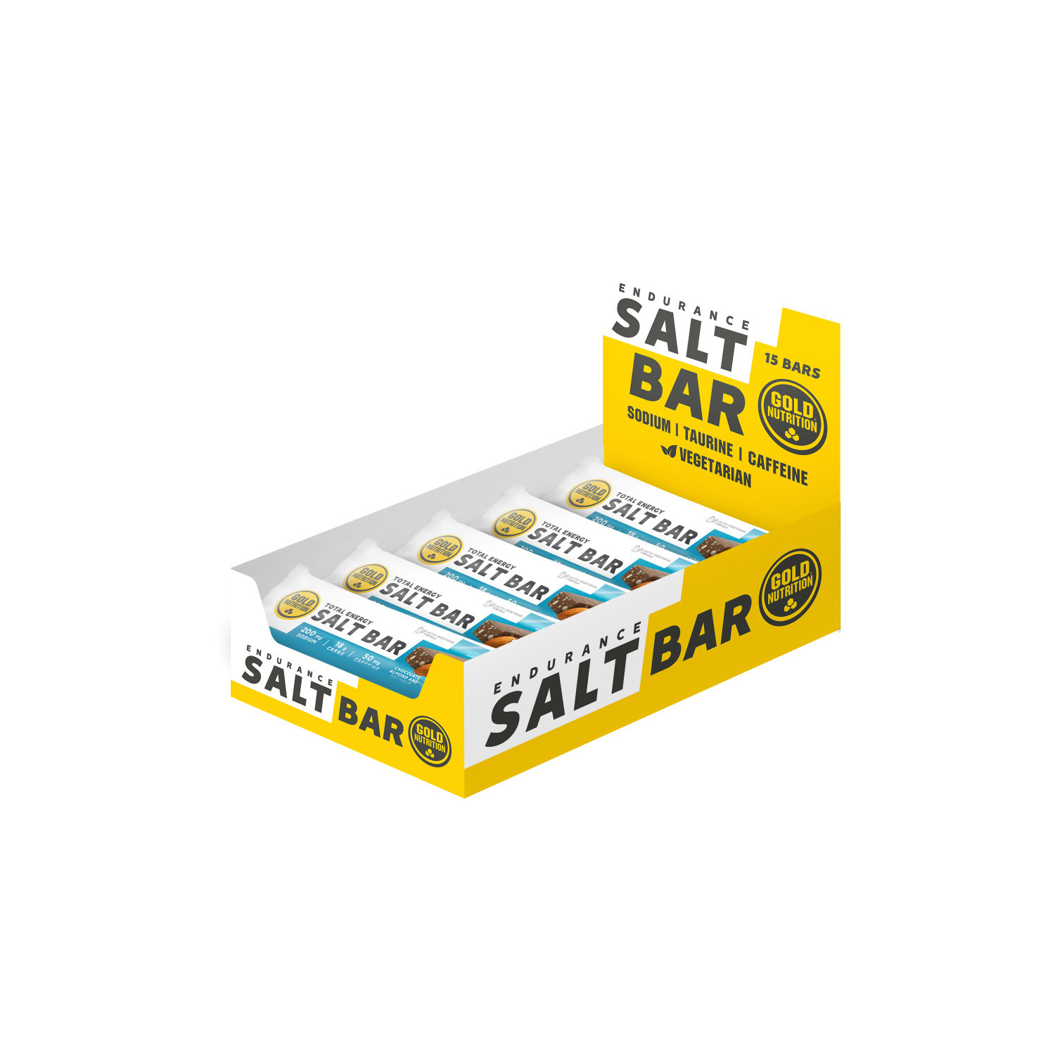 TOTAL ENERGY SALT BAR CHOCO, ALMOND & COCONUT BOX